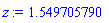 z := 1.549705790