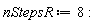 nStepsR := 8: