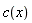 c(x)
