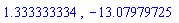 1.333333334, -13.07979725