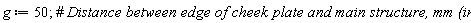 g := 50;