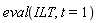eval(ILT, t = 1)