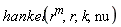 hankel(r^m, r, k, nu)