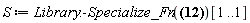 S := Library:-Specialize_Fn([_xi[x] = (1/3)*(_F4(a, b, q)*q+_F3(a, b, q))*x/q+_F6(a, b, q)*t+_F7(a, b, q), _xi[t] = _F4(a, b, q)*t+_F5(a, b, q), _xi[a] = _F1(a, b, q), _xi[b] = _F2(a, b, q), _xi[q] = _F3(a, b, q), _eta[u] = (1/3)*((b*u+a)*_F3(a, b, q)-2*((b*u+a)*_F4(a, b, q)+(3/2)*u*_F2(a, b, q)+(3/2)*_F1(a, b, q)-(3/2)*_F6(a, b, q))*q)/(b*q)])[1 .. 1]