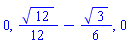 0, (1/12)*12^(1/2)-(1/6)*3^(1/2), 0