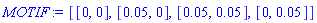 [[0, 0], [0.5e-1, 0], [0.5e-1, 0.5e-1], [0, 0.5e-1]]