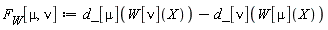 F__W[mu, nu] := d_[mu](W[nu](X))-d_[nu](W[mu](X))