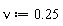 nu := .25