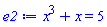 x^3+x = 5