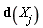 d(X[j])