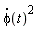 (diff(phi(t), t))^2