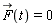 `#mover(mi("F"),mo("&rarr;"))`(t) = 0