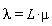 lambda = L*mu