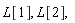 "L[1], L[2],"