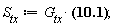 S__tx := (1/4)*G__tx*P__tx/(Pi*r^2)