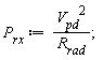 P__rx := V__pd^2/R__rad