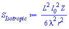 (1/6)*L^2*I__0^2*Z/(lambda^2*r^2)