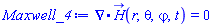 Physics:-Vectors:-Divergence(H_(r, theta, varphi, t)) = 0