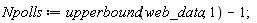 Npolls := upperbound(web_data, 1)-1