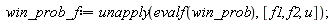 win_prob_f := unapply(evalf(win_prob), [f1, f2, u])