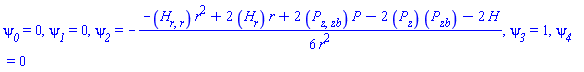psi__0 = 0, psi__1 = 0, psi__2 = -(1/6)*(-(diff(diff(H(X), r), r))*r^2+2*(diff(H(X), r))*r+2*(diff(diff(P(z, zb, u), z), zb))*P(z, zb, u)-2*(diff(P(z, zb, u), z))*(diff(P(z, zb, u), zb))-2*H(X))/r^2, psi__3 = 1, psi__4 = 0
