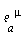"`&efr;`[a]^(mu)"