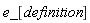 e_[definition]