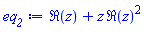 Re(z)+z*Re(z)^2
