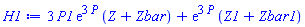 3*P1*exp(3*P)*(Z+Zbar)+exp(3*P)*(Z1+Zbar1)