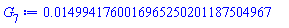 0.149941760016965250201187504967e-1
