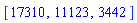 [17310, 11123, 3442]