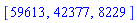 [59613, 42377, 8229]