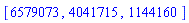 [6579073, 4041715, 1144160]