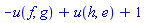 -u(f, g)+u(h, e)+1