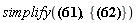 simplify(E_(X) = -e*(Physics[Vectors][Norm](R_)^2*a_*c-v_*Physics[Vectors][Norm](v_)^2*Physics[Vectors][Norm](R_)-Physics[Vectors][Norm](R_)*Physics[Vectors][`.`](R_, v_)*a_+v_*Physics[Vectors][`.`](R_, a_)*Physics[Vectors][Norm](R_)+c*v_*Physics[Vectors][`.`](R_, v_))/(c*(1-Physics[Vectors][`.`](R_, v_)/(Physics[Vectors][Norm](R_)*c))*(c*Physics[Vectors][Norm](R_)-Physics[Vectors][`.`](R_, v_))^2*Physics[Vectors][Norm](R_))+c*e*(-Physics[Vectors][Norm](v_)^2*R_-Physics[Vectors][Norm](R_)*c*v_+R_*c^2+Physics[Vectors][`.`](R_, a_)*R_+Physics[Vectors][`.`](R_, v_)*v_)/(c*Physics[Vectors][Norm](R_)-Physics[Vectors][`.`](R_, v_))^3, {v_*Physics[Vectors][`.`](R_, a_)-Physics[Vectors][`.`](R_, v_)*a_ = Physics[Vectors][`&x`](R_, Physics[Vectors][`&x`](v_, a_))})