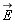 `#mover(mi("E"),mo("&rarr;"))`
