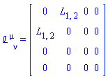 `&Lopf;`[`~&mu;`, nu] = Matrix(%id = 36893488153606695500)