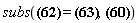 "subs(1/(-beta^2+1)^(1/2)*((`#mover(mi("&beta;",fontstyle = "normal"),mo("&circ;"))`[1]^2+`#mover(mi("&beta;",fontstyle = "normal"),mo("&circ;"))`[2]^2)*(-beta^2+1)^(1/2)-`#mover(mi("&beta;",fontstyle = "normal"),mo("&circ;"))`[1]^2-`#mover(mi("&beta;",fontstyle = "normal"),mo("&circ;"))`[2]^2+1) = (-(-beta^2+1)^(1/2)*`#mover(mi("&beta;",fontstyle = "normal"),mo("&circ;"))`[3]^2+`#mover(mi("&beta;",fontstyle = "normal"),mo("&circ;"))`[3]^2+(-beta^2+1)^(1/2))/(-beta^2+1)^(1/2),?)"