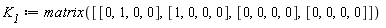 K__1 := matrix([[0, 1, 0, 0], [1, 0, 0, 0], [0, 0, 0, 0], [0, 0, 0, 0]])