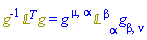 Physics:-`*`(Physics:-`^`(g, -1), Physics:-`^`(`&Lopf;`, T), g) = Physics:-`*`(Physics:-g_[`~mu`, `~alpha`], `&Lopf;`[`~beta`, alpha], Physics:-g_[beta, nu])