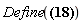 "Define(?)"