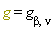 g = g[beta, nu]