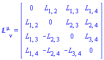 `&Lopf;`[`~&mu;`, nu] = Matrix(%id = 36893488153606736460)