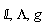 `&Lopf;`, Lambda, g