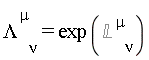 Lambda[`~mu`, nu] = exp(`%&Lopf;`[`~mu`, nu])