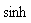 sinh