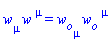 w[mu]*w[`~mu`] = w__o[mu]*w__o[`~mu`]