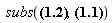 subs(%d_(s(tau)) = Physics[d_](tau)*(1-v(tau)^2/c^2)^(1/2), u[`~mu`] = Physics[d_](Physics[SpaceTimeVector][`~mu`](X))/%d_(s(tau)))