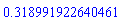 HFloat(0.3189919226404612)