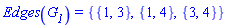 GraphTheory:-Edges(G__1) = {{1, 3}, {1, 4}, {3, 4}}